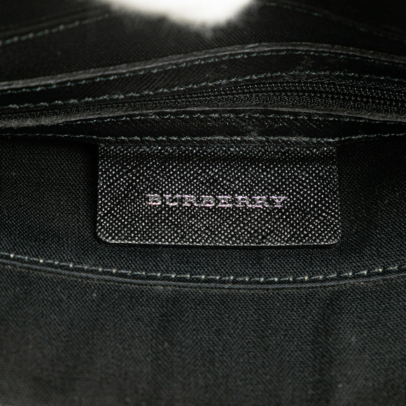 Pre-Loved Burberry Nova Check Canvas Handbag - Picture 5 of 7